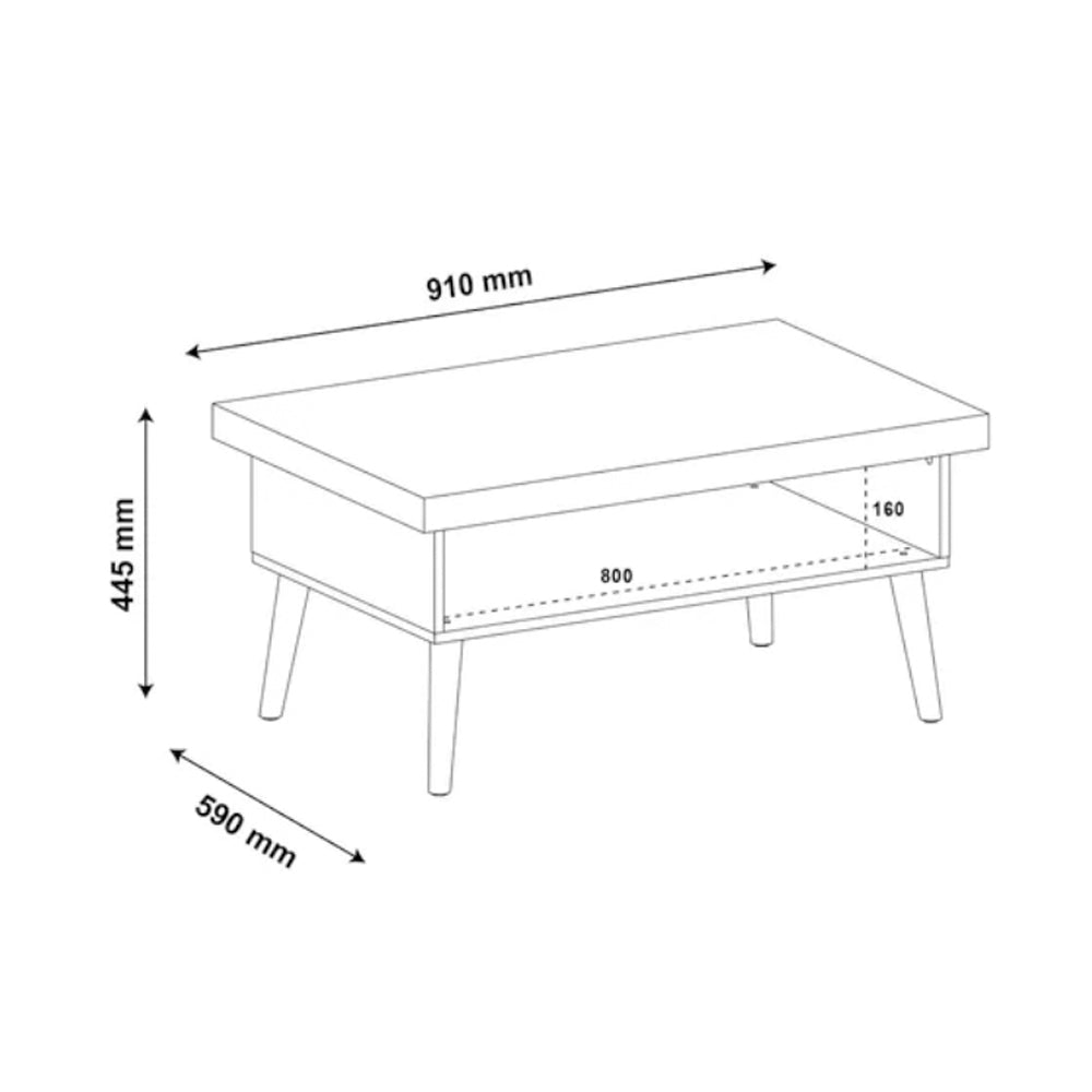 MESA DE LIVING LUCCA