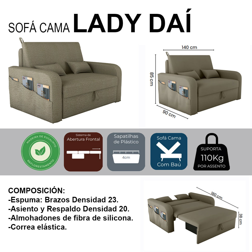 SOFA CAMA LADY DI