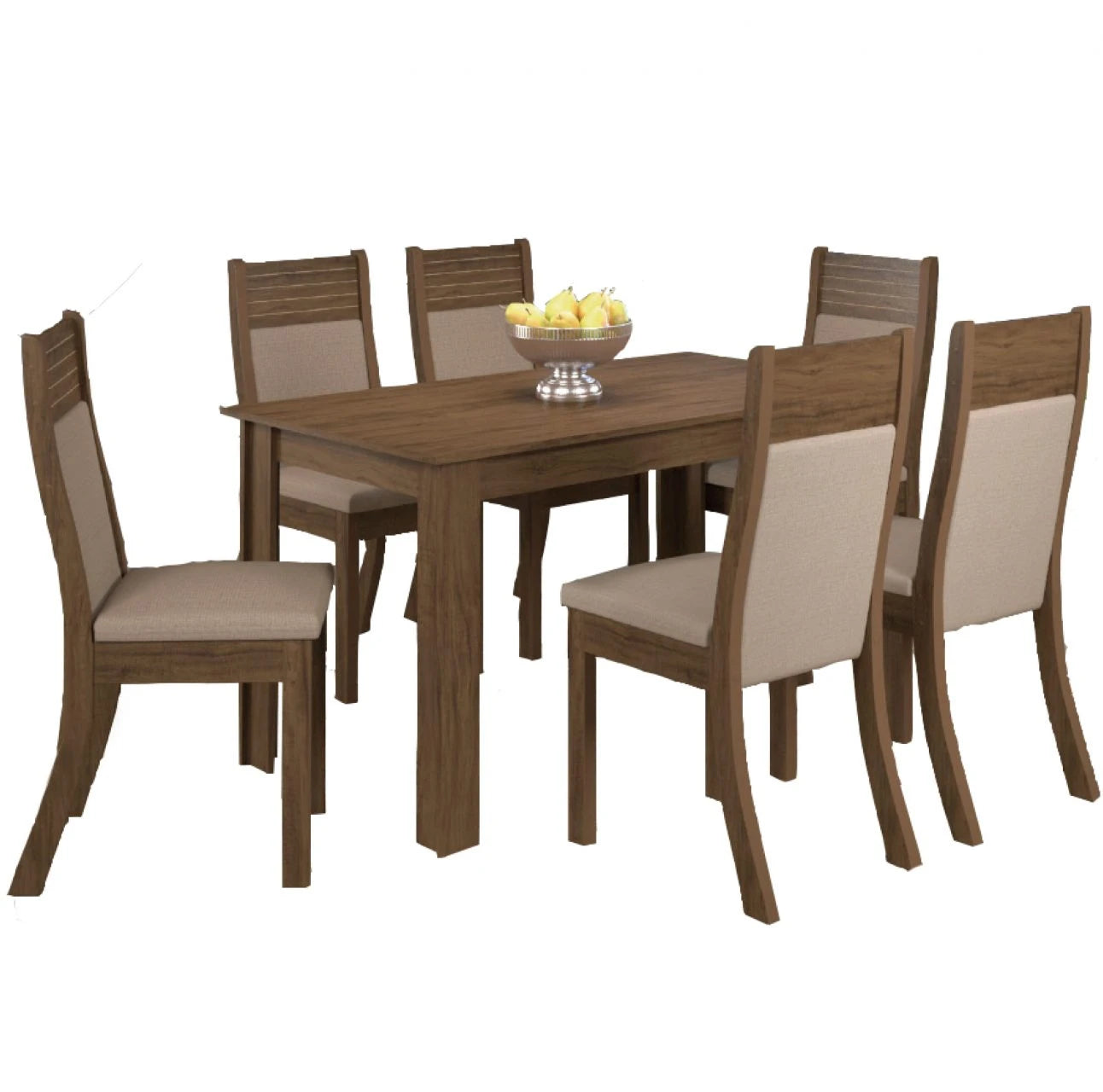 Juego de Comedor 6 Sillas Roma