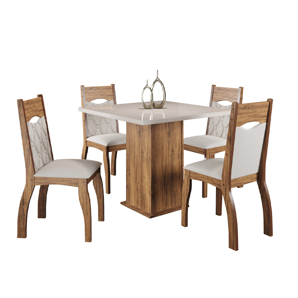 Juego De Comedor 4 Sillas Lily