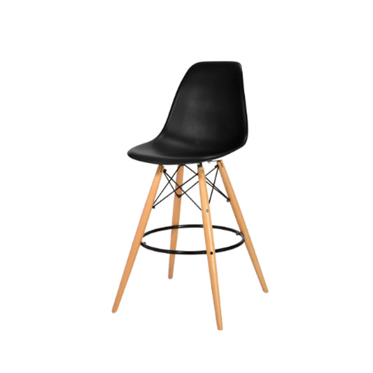 BUTACA EAMES ALTA NEGRA