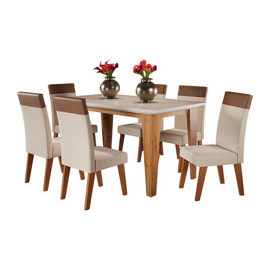 Juego de comedor 6 sillas Dakota